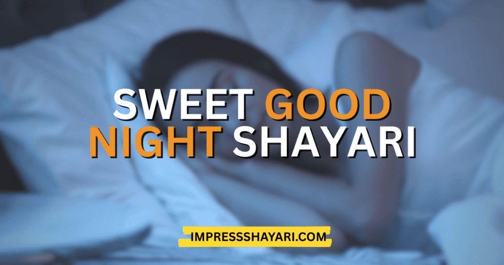 good night shayari love english