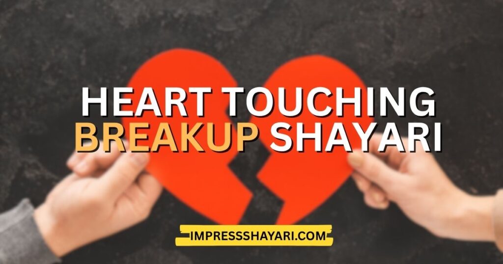 heart touching breakup shayari in english