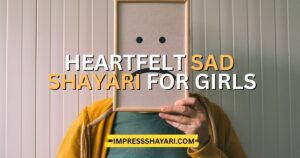 sad shayari for girl in english​