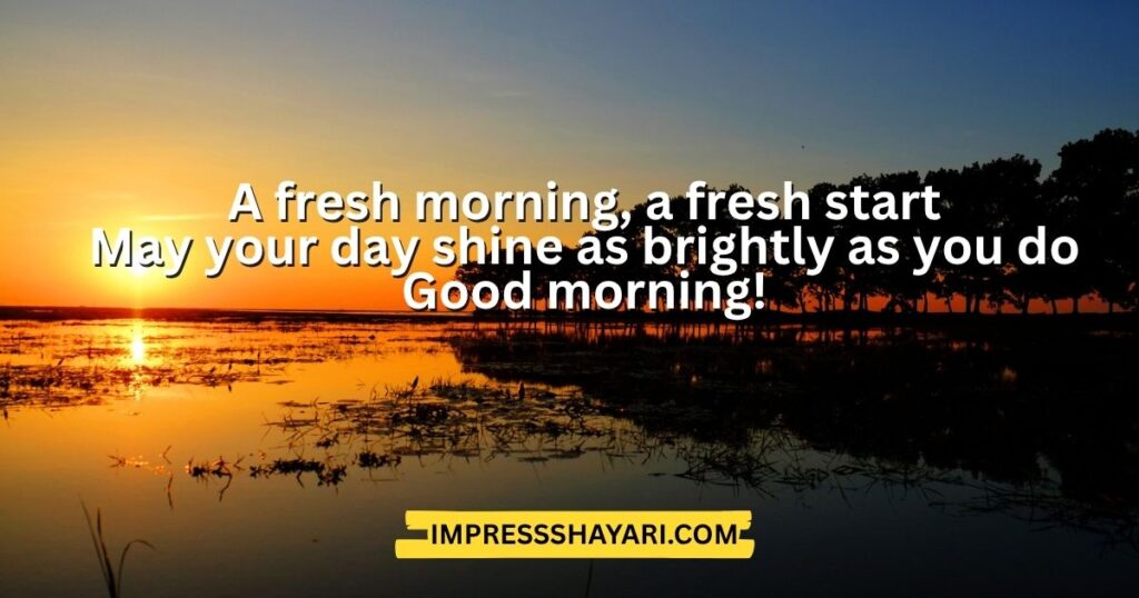 2 line good morning shayari in english