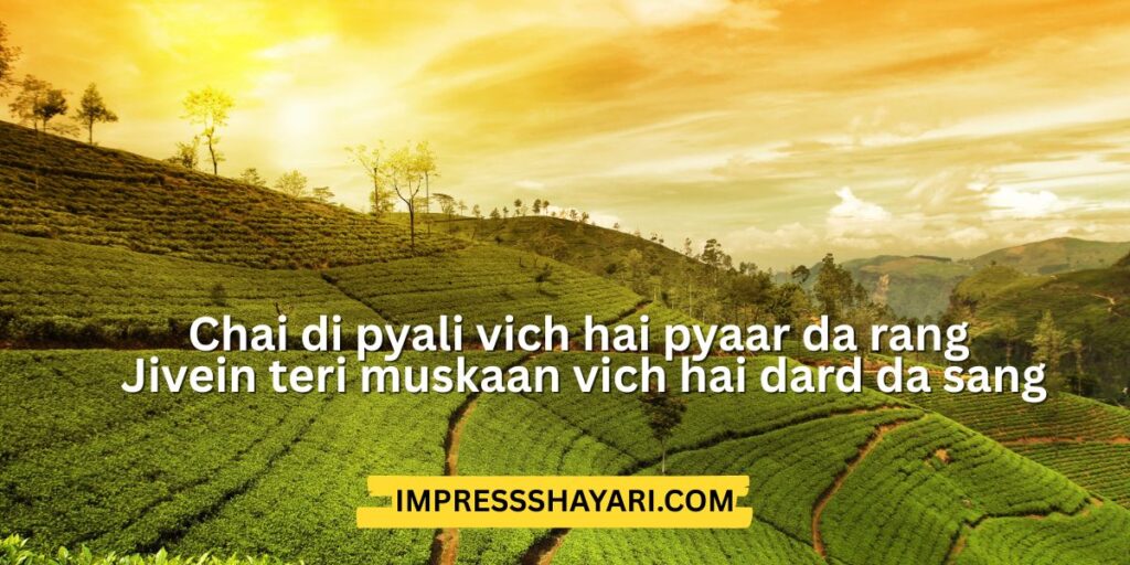 tea shayari in punjabi