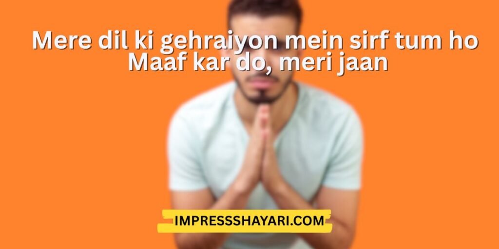 sorry shayari for gf in english