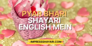 pyar bhari shayari english mein