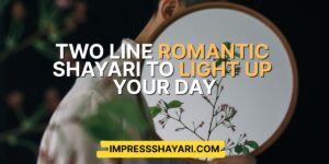 two line romantic shayari in english