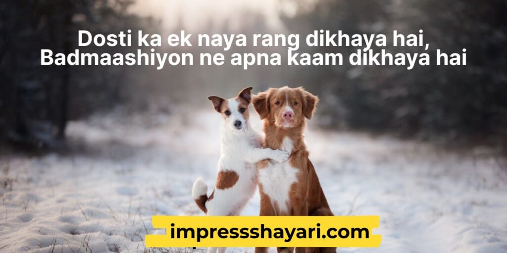 badmash dosti shayari